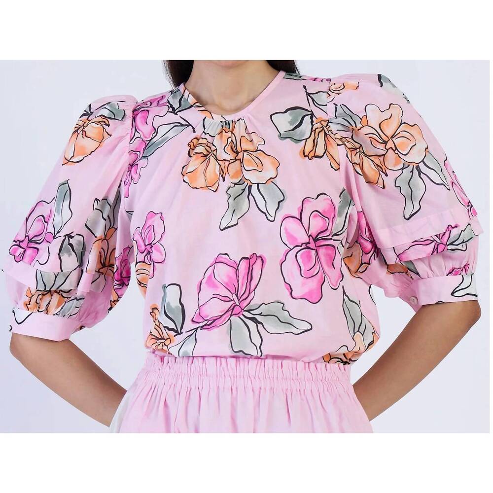 NEW BEYOND BY VERA lilly top in pink